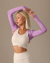 MOVING PEACH UV Protection Long Sleeve Cool feeling Shawl Sweat-wicking Fitness Top Comfort Daily Wear ASC