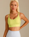MOVING PEACH Women Sports bra High Support Beauty-back Fitness Top Soft Fixed Bra Cups Gym Training Dance wear ABO2 ABO(clasp)