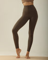 MOVING PEACH Women Yoga Leggings Buttery Soft High Waist Hip Up Fitness Pants With Pocket DLB