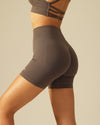 MOVING PEACH Women Training Seamless Short High waist Hip-up Fitness Pants APJ