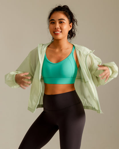 MOVING PEACH Women UV Protection Jacket Relaxed fit Lightweight Windbreaker Jacket Waterproof Jacket UPF 50+ Outdoor Hoodie Full-zip Sun Protection Coats Running Hiking  BSO
