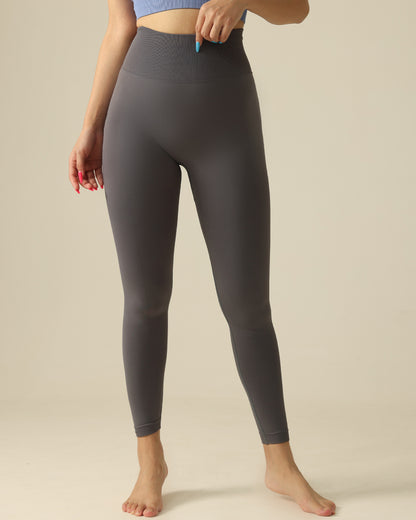 MOVING PEACH Sports Leggings High waist Hip-up Seamless Training Pants ALG
