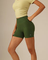 MOVING PEACH Women Training Seamless Short High waist Hip-up Fitness Pants APJ