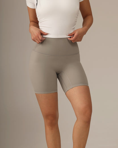 MOVING PEACH Women Sports Shorts Biker Shorts High waist Yoga Training Bottom BPD