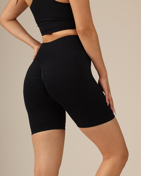 MOVING PEACH Women Training Seamless Short High waist Hip-up Fitness Pants APJ