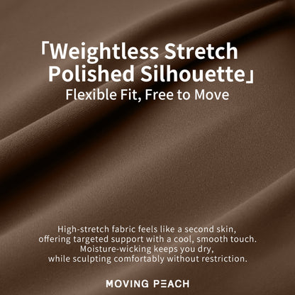 MOVING PEACH Women Compression Leggings High Waist Quick-drying Sports Pants Breathable Fitness Training Leggings HLL3