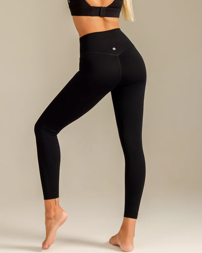 MOVING PEACH Women Sports Leggings High waist Soft Yoga Pants with Pocket Fitness Running Daily Wear BLB 2.0
