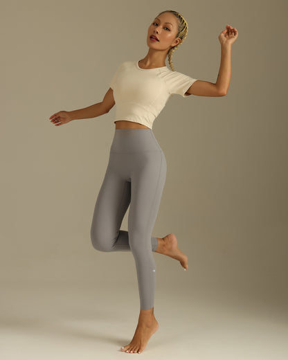 MOVING PEACH Compression Pants Yoga Pants Leggings Fitness Trousers Shaping Training Sculpt Leggings HLL