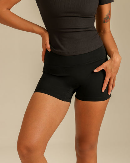 MOVING PEACH Women Yoga Shorts High-Rise Sweat-wicking Training Running Shorts BPK