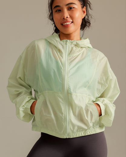 MOVING PEACH Women UV Protection Jacket Relaxed fit Lightweight Windbreaker Jacket Waterproof Jacket UPF 50+ Outdoor Hoodie Full-zip Sun Protection Coats Running Hiking  BSO