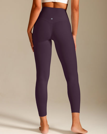 MOVING PEACH Women Sports Leggings High waist Soft Yoga Pants with Pocket Fitness Running Daily Wear BLB 2.0