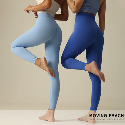 MOVING PEACH Women Sports Leggings High Waist Seamless Training Fitness Pants ALG2