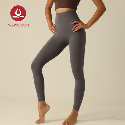 MOVING PEACH Women Sports Leggings High Waist Seamless Training Fitness Pants ALG2