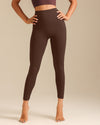 MOVING PEACH Women Sports Leggings High waist Soft Yoga Pants with Pocket Fitness Running Daily Wear BLB 2.0