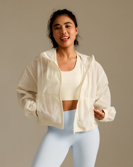 MOVING PEACH Women UV Protection Jacket Relaxed fit Lightweight Windbreaker Jacket Waterproof Jacket UPF 50+ Outdoor Hoodie Full-zip Sun Protection Coats Running Hiking  BSO