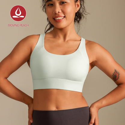 MOVING PEACH Bra women fitness underwear seamless lingerie push up bra yoga tops JBJ