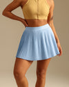 MOVING PEACH Women Tennis Skirt Badminton Skirt Golf Skirt High-Rise Side Pocket Micro Pleated Skirt With Comfy Inner Short Yoga Dance Daily wear AKC2 AKC(Narrower)