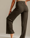 MOVING PEACH Women Wide-Leg Pants High waist Breathable Loose Sports Pants Outdoor Training Running Dance Daily Wear ELG