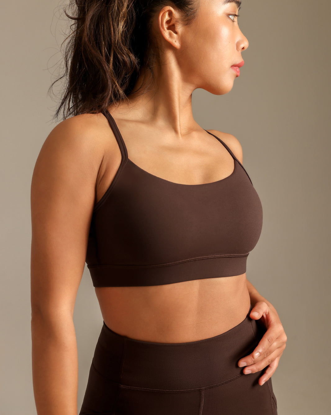 MOVING PEACH Women Sports Bra Y-strap back design Yoga Top Comfort Quick Drying Removable Bra Cups Gym Fitness Dance Daily wear HBL2(new)