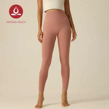 MOVING PEACH Women Sports Leggings High Waist Seamless Training Fitness Pants ALG2