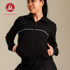MOVING PEACH Women Sports Coats Lightweight UPF 50+ Mock neck UV Protection Jacket Loose Fit Outdoor Running Daily Wear ASN