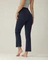MOVING PEACH Women Yoga Flared Pants High-Rise Butt Lifting Sports Pilates Cropped Pants Breathable ACH
