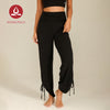MOVING PEACH Women Loose Yoga Pants High waist Lightweight Adjustable Draped Wide-Leg Pants Quick Dry Comfort Pilates Daily wear ELF