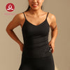 MOVING PEACH Women Sports Tank Top Adjustable Straps Yoga Top Soft Removable Bra Cups Gym Pilates Dance Daily wear CVU