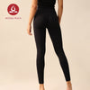 MOVING PEACH Women Seamless Yoga Leggings Butt Lifting V-shaped Waistband Design Sports Pants Squatproof Beathable Fitness Pants ALX