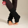 MOVING PEACH Wool Leg Warmers for Women Fall Winter Warm Wool-blend Cable Knit Yoga Leg Warmers Comfort Pilates Barre Ballet Daily wear