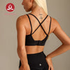 MOVING PEACH Women Sports bra High Support Beauty-back Fitness Top Soft Fixed Bra Cups Gym Training Dance wear ABO2