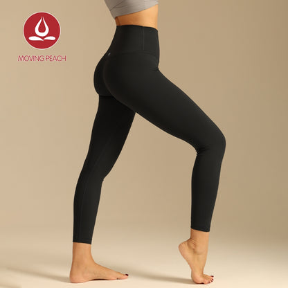 MOVING PEACH Women Sports Fitness Pants Skin-friendly High waist Yoga Trouser FlowMotion Pants BLB