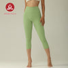 MOVING PEACH Capri Pants Yoga Pants High Waist Buttery Soft Fitness Cropped Pants With Pocket ACT