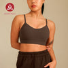 MOVING PEACH Women Sports Bra Comfort Adjustable Straps Yoga Top Removable Bra Cups Fitness Dance Daily wear ABI