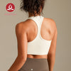 MOVING PEACH Women Sports Tank Top U-neck design Racerback Yoga Top Breathable Fixed Bra Cups Pilates Fitness Dance Daily wear CVL
