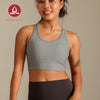 MOVING PEACH Women Sports Tank Top U-neck design Racerback Yoga Top Breathable Fixed Bra Cups Pilates Fitness Dance Daily wear CVL
