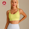 MOVING PEACH Women Sports bra High Support Beauty-back Fitness Top Soft Fixed Bra Cups Gym Training Dance wear ABO2
