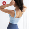 MOVING PEACH Sports Tank top High Support Shockproof Crop top Running Fitness Padded Top AVG