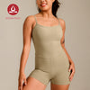 MOVING PEACH Women Sports Bodysuit One Piece Design Jumpsuit Ballet Leotard Adjustable Straps Removable Bra Cups Pilates Outfit Gym Dance Daily wear AJA