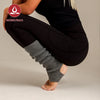 MOVING PEACH Footed Leg Warmers for Women Fall Winter Warm Knitted Ribbed Leg Warmers Elegance Comfort Yoga Pilates Barre Ballet Daily wear