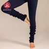MOVING PEACH Wool Leg Warmers for Women Fall Winter Warm Wool-blend Cable Knit Yoga Leg Warmers Comfort Pilates Barre Ballet Daily wear