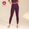 MOVING PEACH Women Yoga Leggings High waist Meah Side drop-in pockets Fitness Pants Comfort Gym Pilates Daily wear ELX