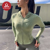 MOVING PEACH Women Athletic Jackets Hooded Full-zip Running Coat S-XL ASP