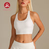 MOVING PEACH Women Sports Tank Top U-neck design Racerback Yoga Top Breathable Fixed Bra Cups Pilates Fitness Dance Daily wear CVL