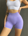 MOVING PEACH Women Training Seamless Short High waist Hip-up Fitness Pants APJ