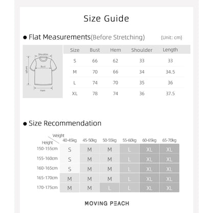 MOVING PEACH Women Gym Shirt Breathable Running Sports T-shirts Comfort Yoga Top Daily Wear CTU