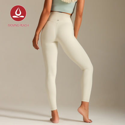 MOVING PEACH Women Sports Fitness Pants Skin-friendly High waist Yoga Trouser FlowMotion Pants BLB