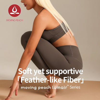 MOVING PEACH Women Sports Yoga Leggings Buttery Soft High waist Butt Lifting Training Pants Lycra Fabric Pilates Tights with Pocket Gym Dance Daily wear ELT(new)