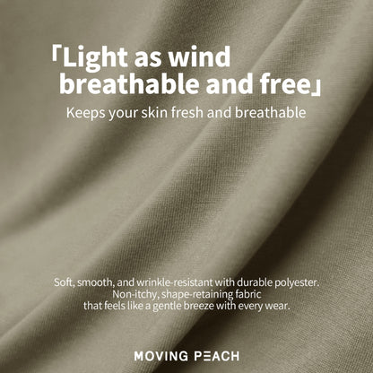 MOVING PEACH Women Yoga Longsleeve Loose Fit Drop shoulder design Sports Top with Adjustable side string Soft Gym Pilates Dance Daily wear BSC