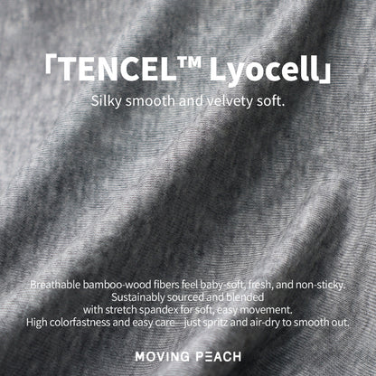 MOVING PEACH Women Yoga Longsleeve Skin-friendly Breathable Tencel fabric Crop Top Large V-neck Front- knot detail Sports Shirts Gym Pilates Dance Daily wear CSN